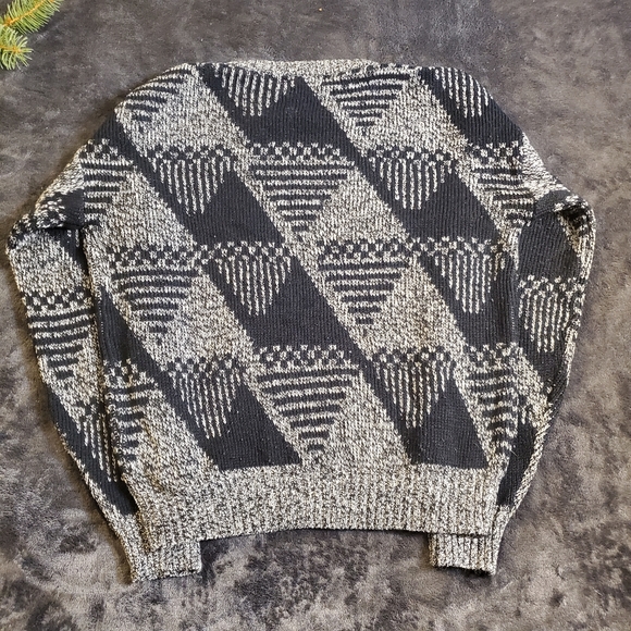Vintage Nuovo 80's Sweater Black & White - Retro - Picture 8 of 9